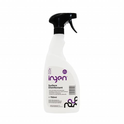 INGEN High Level Disinfectant Surface Spray – 750ml