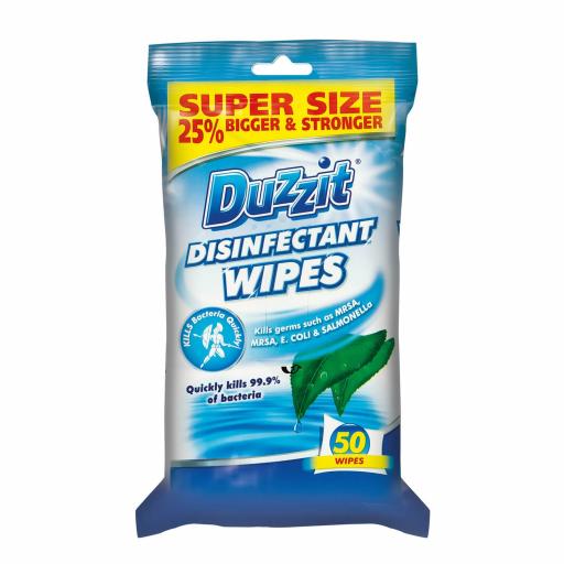 Duzzit Disinfectant Wipes Pk50